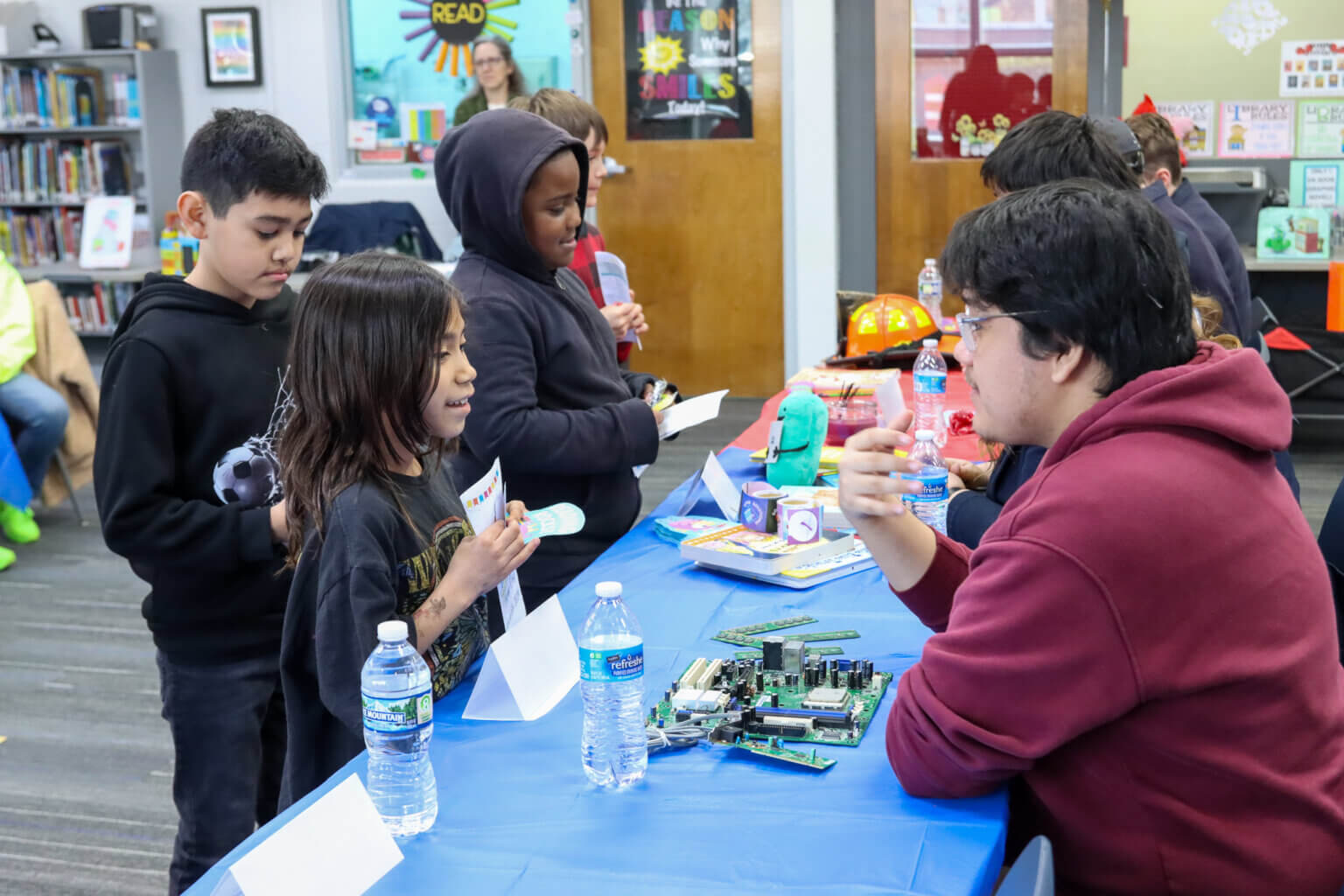 Elementary School Partners with High School CTE Students for Career Day Elementary School Partners with High School CTE Students for Career Day
